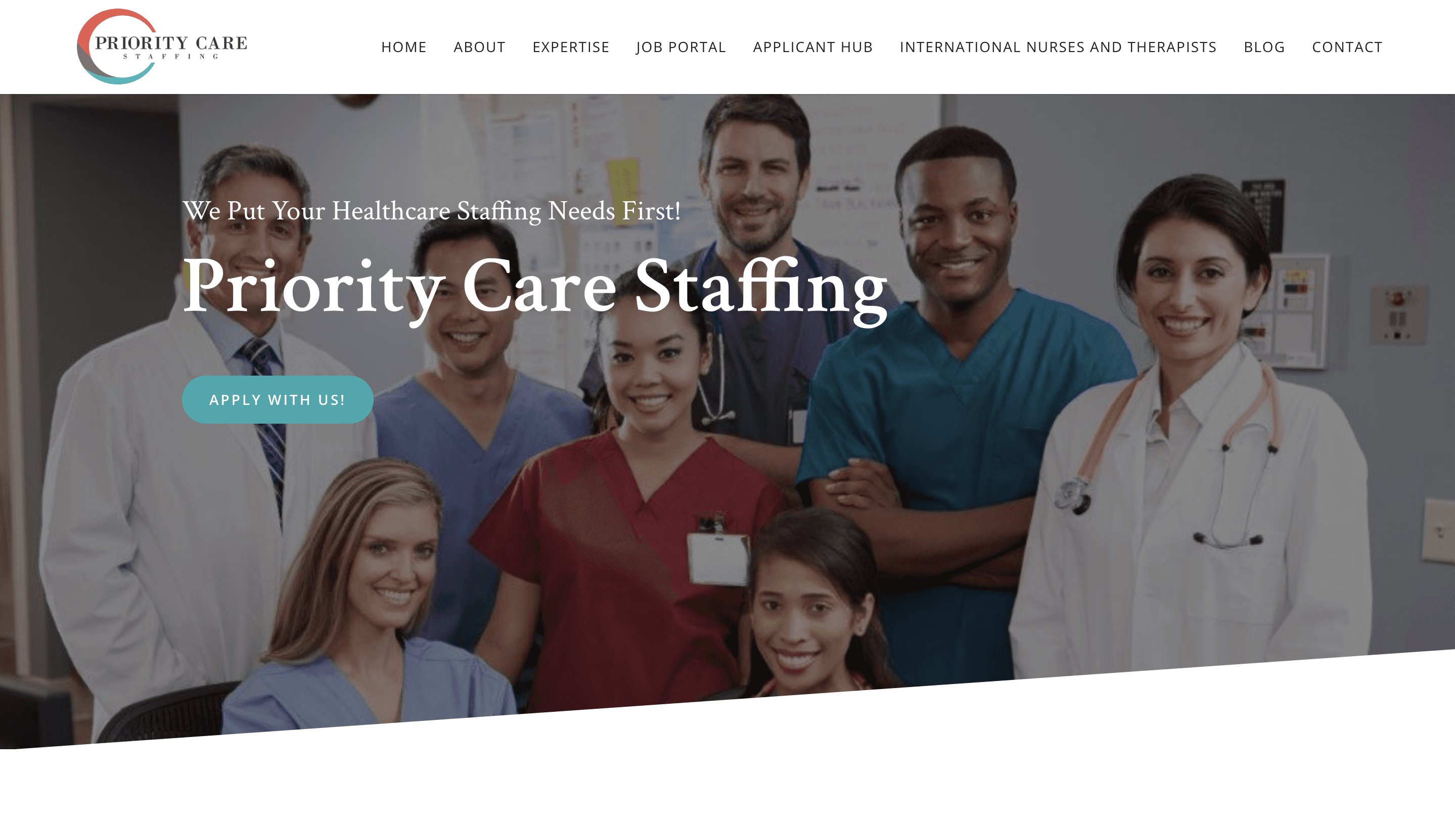 Priority Care Staffing screenshot